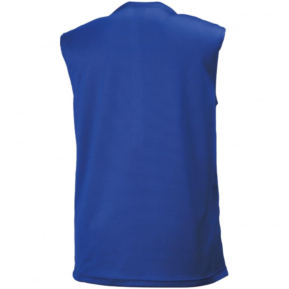 Soccer Wear Sleeveless Tank Surf Size L Top, Moisture-Wicking, Quick-Drying, Unisex, Adult, Blue/Silver, (P2MAB050)