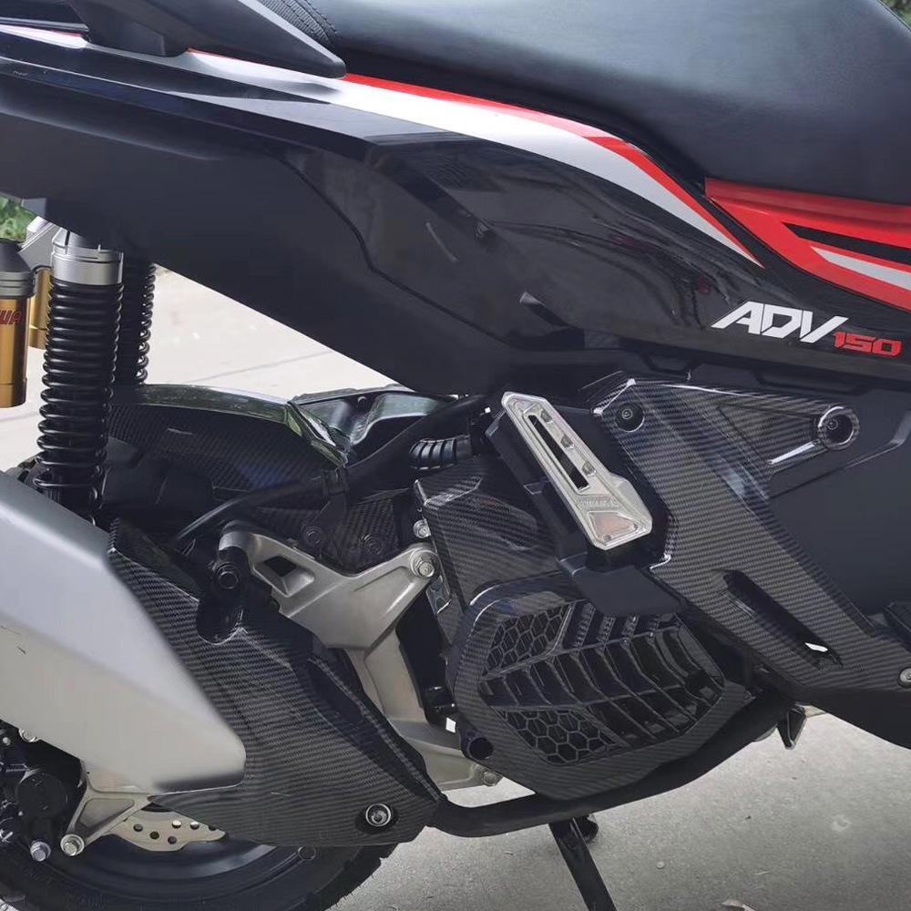 Carbon Fiber Radiator Cover & Cap for HONDA ADV150 & PCX150 (2019+), Easy Install