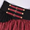 Women's Steampunk High-Waisted Ruffled Skirt for Cosplay