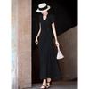 Women's French Style Chiffon Two-Piece Dress with Camisole