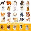 50 Realistic Stickers Teddy Dog Etsydog Pastal Dog Personalized Stickers