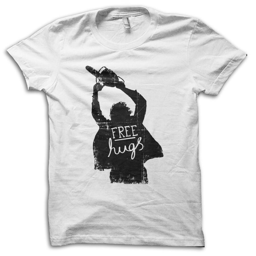 Free Hugs Funny Chainsaw Funny Texas Parody Joke T-Shirt M5678 S разноцветный