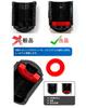 Bk-20s Air Valve Cap for Automobiles [With Sealed Gasket Ring] Resin Black [Set of 12]