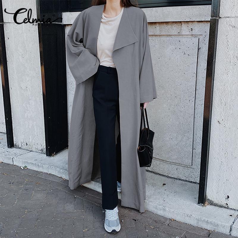 Women Long Sleeve Irregular Neck Lapel Outwear Spring Autumn Casual Coat Women Long Sleeve Irregular Neck Lapel Outwear Spring Autumn Casual Coat