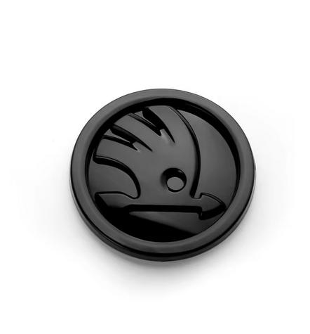8/9/10cm Emblem Car Front Hood Badge Rear Trunk Sticker for Skoda Octavia Rapid Fabia S Logo A7 Superb KAMIQ Accessories