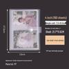 Card Album for Photos, Business Cards, Tickets - Frosted Transparent, 3-6 Inch Sizes