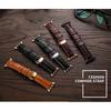 Leather Watchbands for Apple Watch Series 7 45mm 41mm Watch Band for Iwatch 6 5 4 SE 44mm 40mm 42mm 38mm Strap Butterfly Buckle