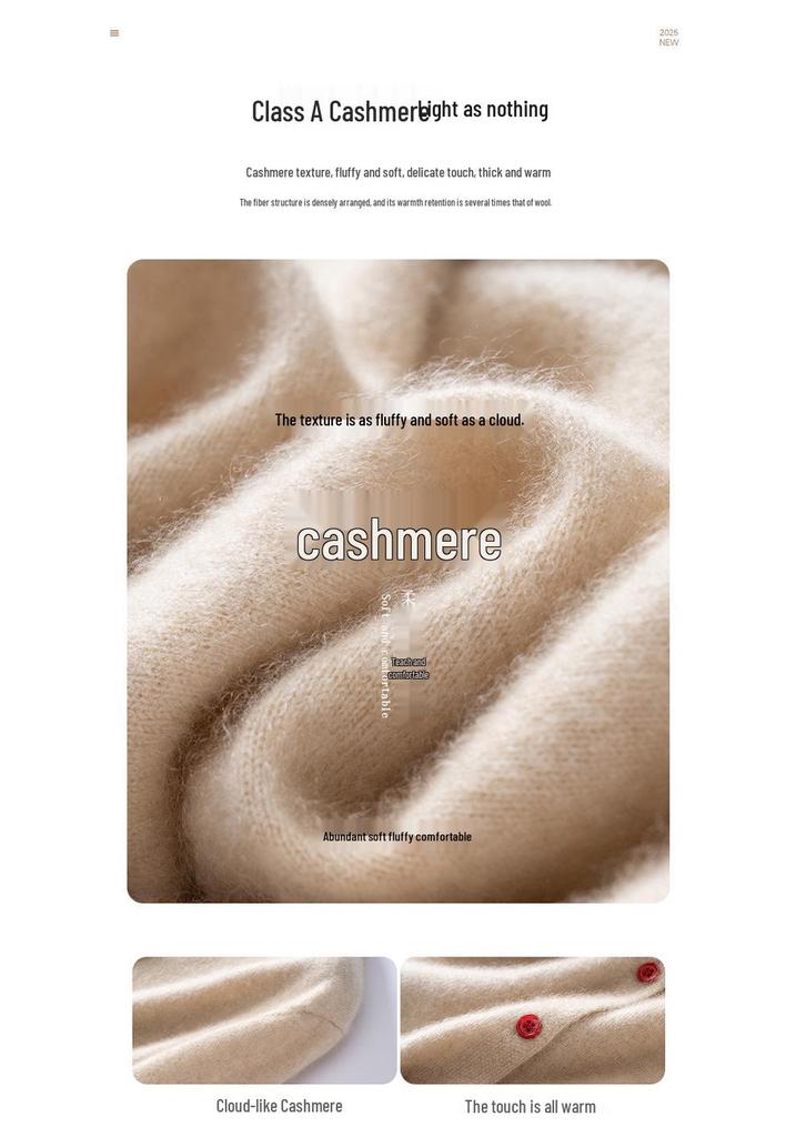 Versatile Soft Cashmere Knit Cardigan: Autumn/Winter Fashion, Solid Color, Faux Two-Piece, Warm & Comfy