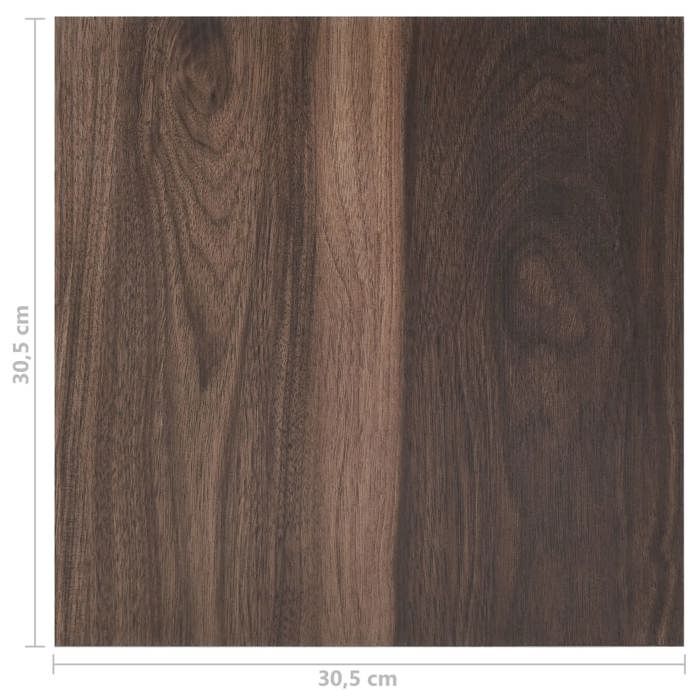 VidaXL 55x Planches de Plancher Autoadhésives Revêtement de Sol Dalle de Sol Salon Salle de Séjour Chambre Maison 324663