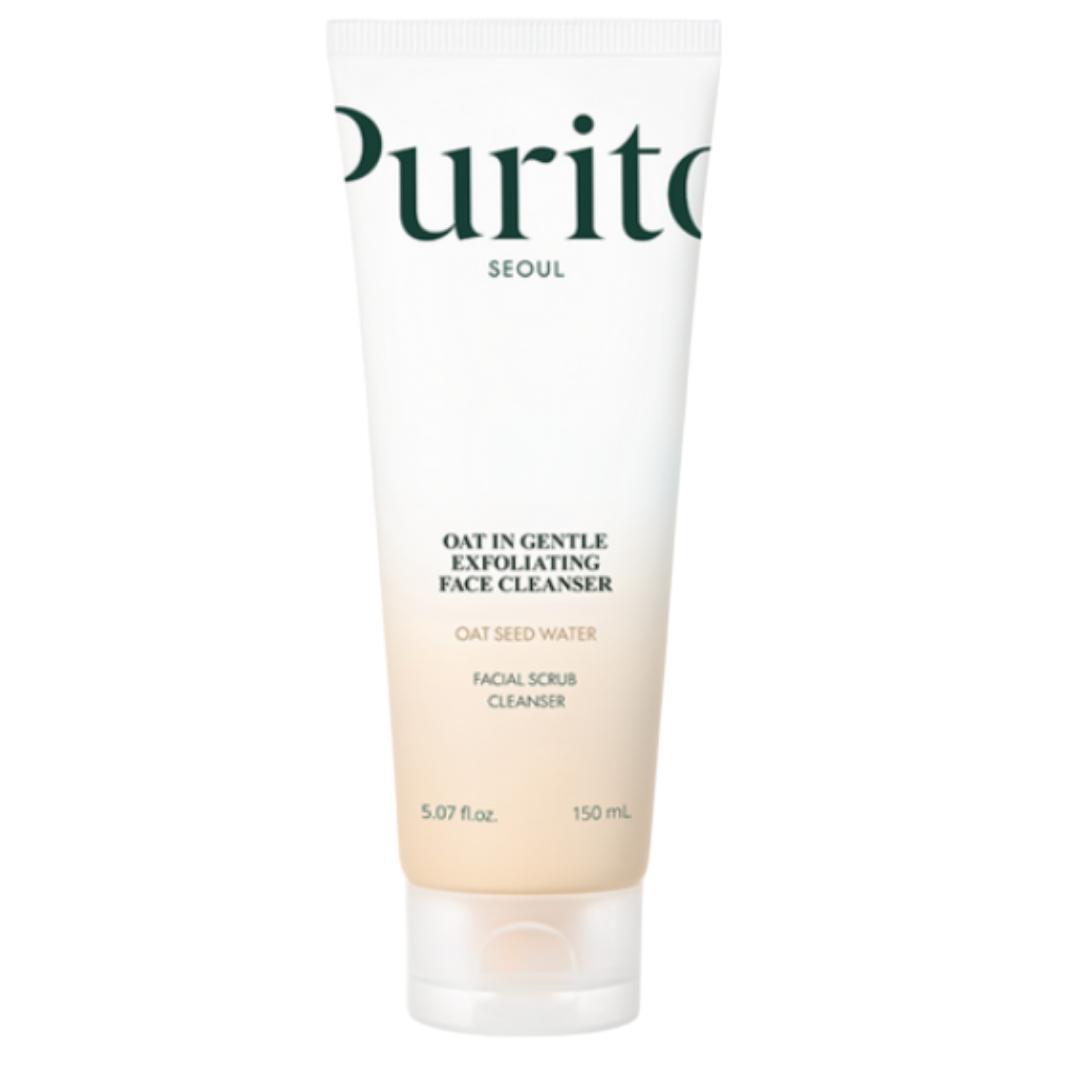 PURITO SEOUL Oat-in Gentle Exfoliating Face Cleanser Mild Scrub & Hydrating Wash 150ml