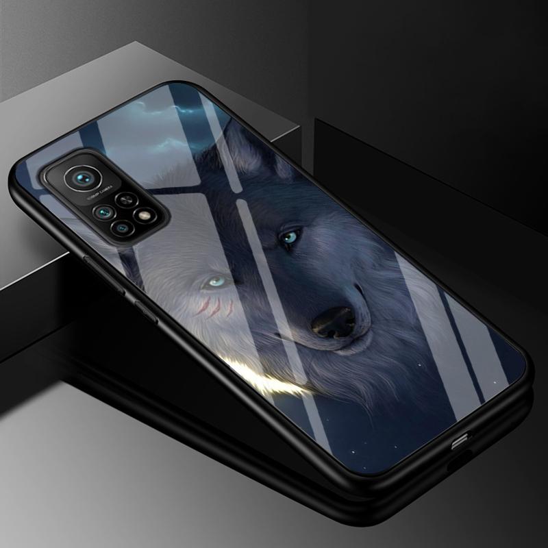 Tempered Glass Case for Xiaomi mi 10T Pro Cover Hard Case for Xiaomi mi 10T 10 T Lite POCO X3 Pro NFC Phone Case TPU Bumper