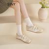 Fashion Flat-soled German Training Shoes Women's New Summer Hollowed-out Breathable Casual Shoes Fashion Soft-soled Small Sneakers