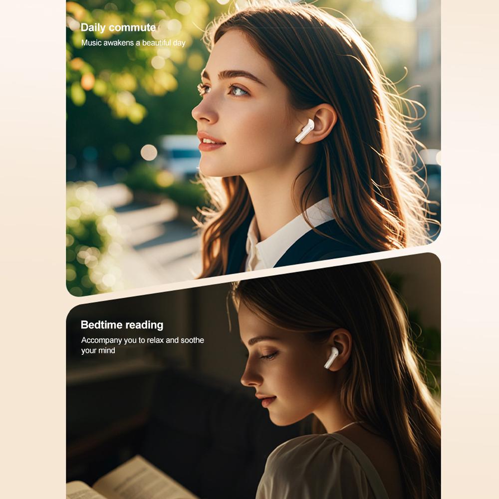 True Wireless Bluetooth Headset LED Display Noise Reduction Earphone Gaming In-ear Mini Emergency Power Bank Headset