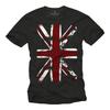 Union Jack Mens England Flag T-shirt Men UK Punk Rock Music Shirt