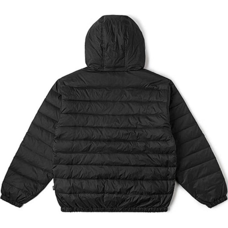 Vans Hooded Zipper Solid Color Long Sleeve Jacket Unisex Jacket Black VN000P2PBLK