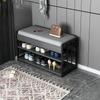 Change Shoe Stool Home Door Light Luxury Shoe Cabinet Wear Entrance Stool Net Red Long Strip Entry Shoe Rack