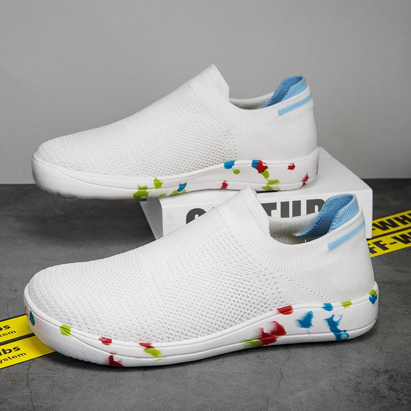 Mens Wide Shoes Large Size Casual Shoes Suitable for People with Fat Feet Wide Feet, Soft and Light Walking Shoes Running Lightw