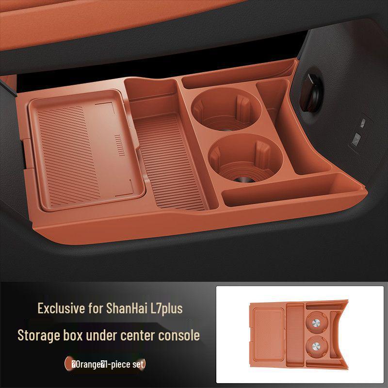 

26 Mountain Sea L7 PLUS Silicone Car Console Storage Box