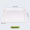 Wuhe 17.7-inch Round Thickened Non-slip Fast Food Tray