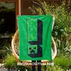 1pc Creeper Pixel game Theme Design Flannel Blanket - 3D Printed Soft Warm, All-Season Lightweight Throw for Camping Travel Bed-080713