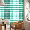 Harlequin Diamonds Wallpaper, Sea Green and White, for Living Room and Bedroom, 50x1000