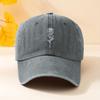 A Printed Embroidered Rose Baseball Cap Unisex Trucker Hat Breathable And Adjustable Stylish for Women In Summer Curved Brim