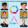 Kids Favors Breath Calm Anxiety Sensory Stickers Anti Stress Tactile Calm Stickers Self Adhesives Decals For Stationery Sticker