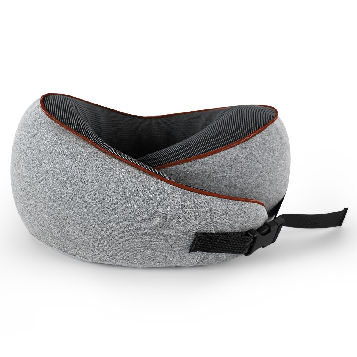 

Memory Foam U-Shaped Neck Support Travel Pillow - Quick Rebound and Compact for Driving and Storage Single Cotton Core
