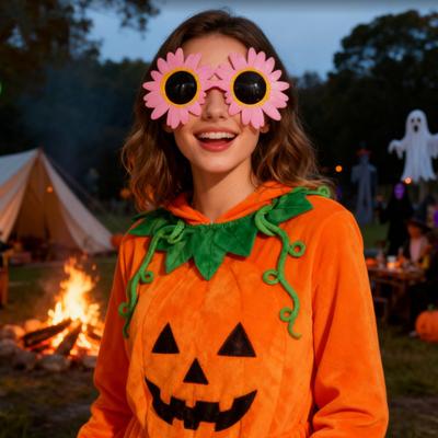 Okulary Słonecznikowe Śmieszne Okulary Klauna dla Dorosłych Kostium z Horroru na Letnią Imprezę na Plaży, przy Basenie, Halloween Cosplay