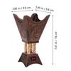 Electric Incense Burner Desktop Plug-In Metal Aroma Burner For Home Decor Middle Eastern Style Tabletop Censer Holder