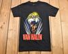 Vintage 1986 Van Halen 5150 Tour Graphic T-shirt - Single Stitch - Music Promo