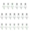 Halloween Sitting Happy Ghosts Desktop Ornaments 20 Pieces