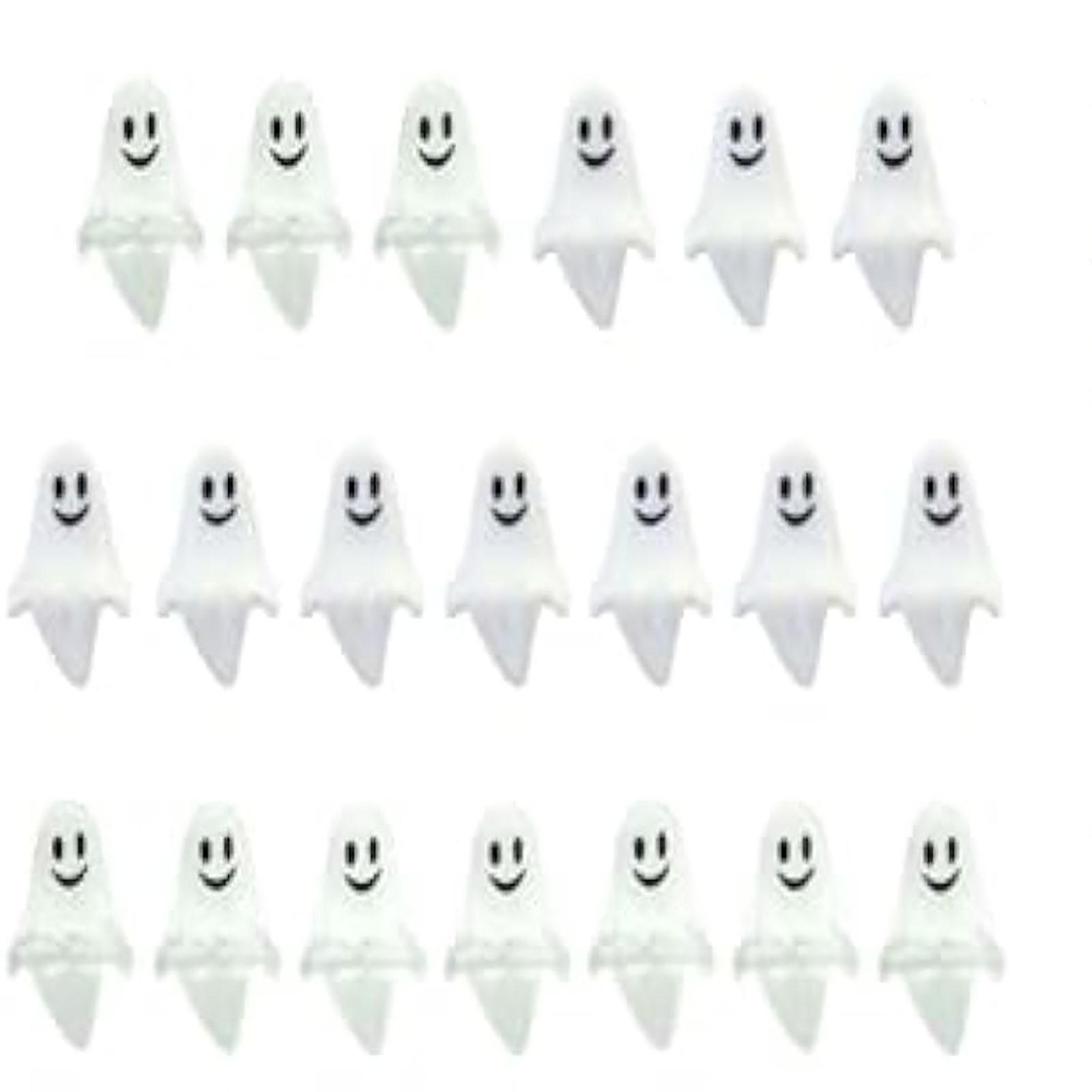 

Halloween Sitting Happy Ghosts Desktop Ornaments 20 Pieces One Size