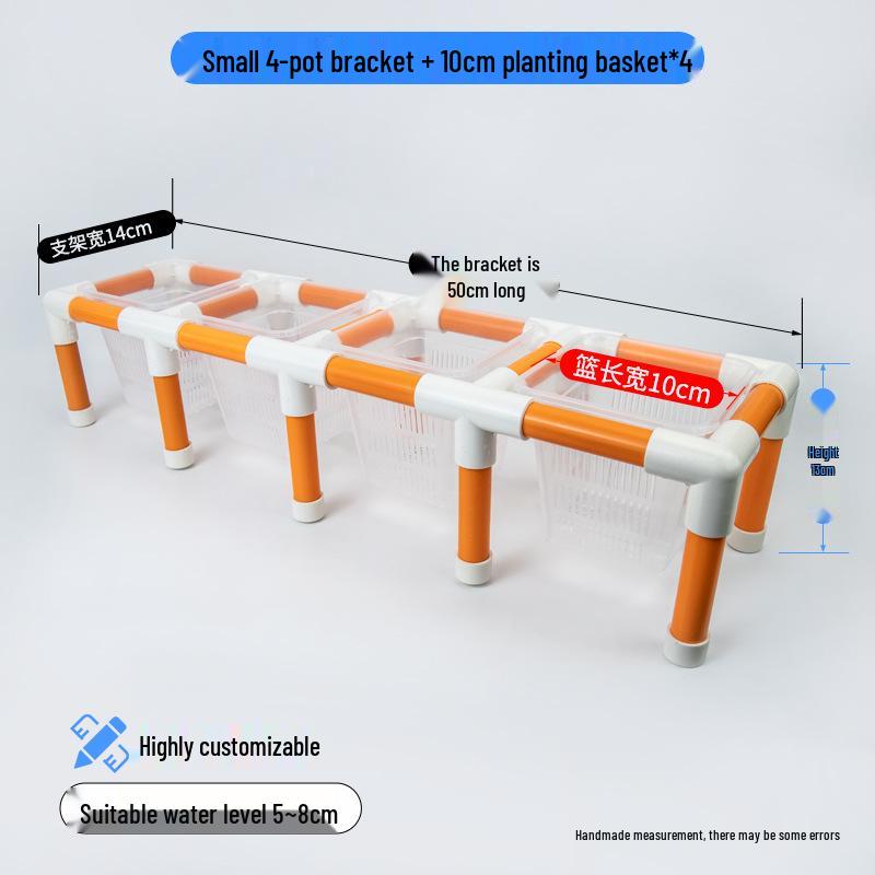 Hydroponic Plant Basket for Aquatic Tanks - Pothos Holder & Landscaping Decor