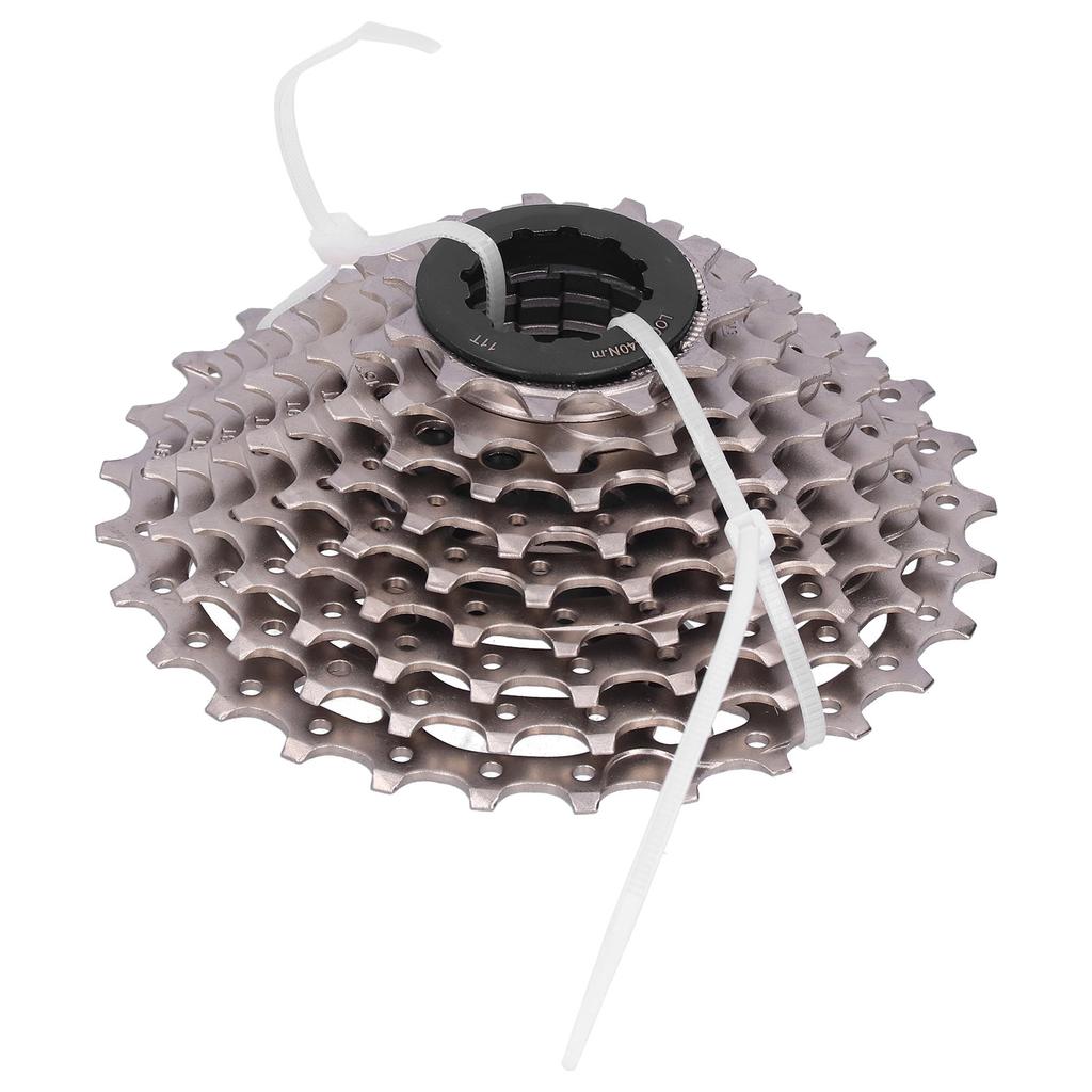 BOLANY Road Bike 9 Speed Freewheel Bicycle 11‑28T Cassette Flywheel Replacement Silver