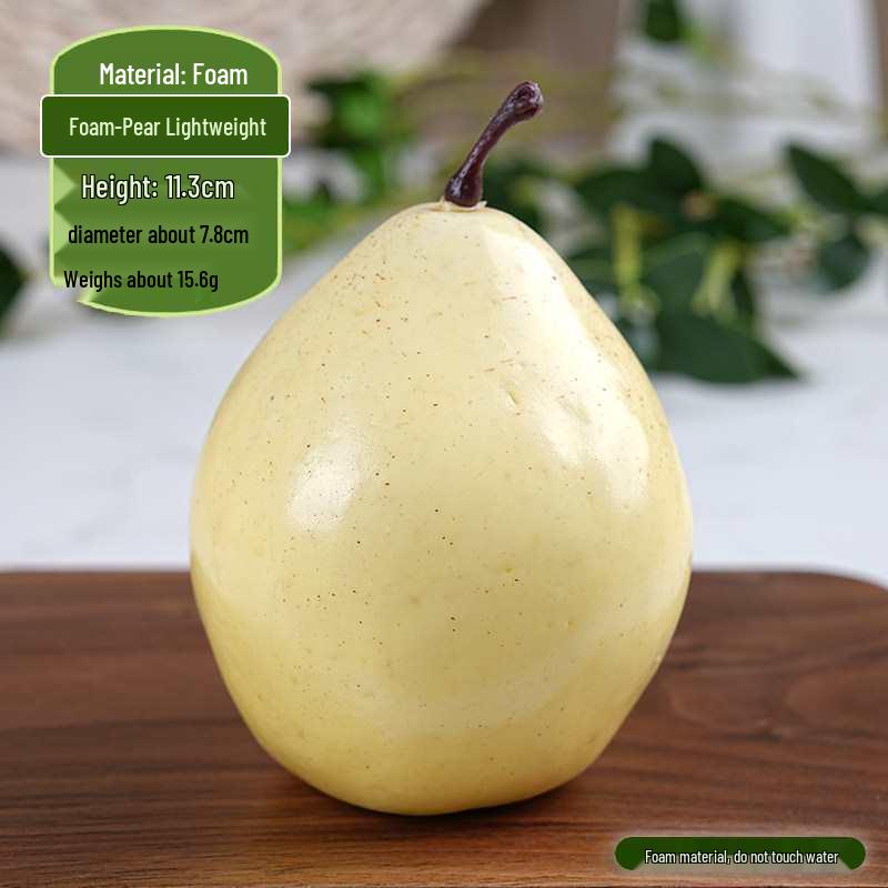Foam Fruit Model Set: Educational Toy & Display with Plastic Apples, Bananas, Grapes for Kids