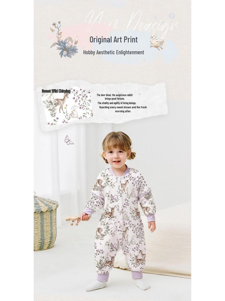 iBaby Wool Baby Sleeping Bag - Autumn/Winter Anti-Kick Quilt