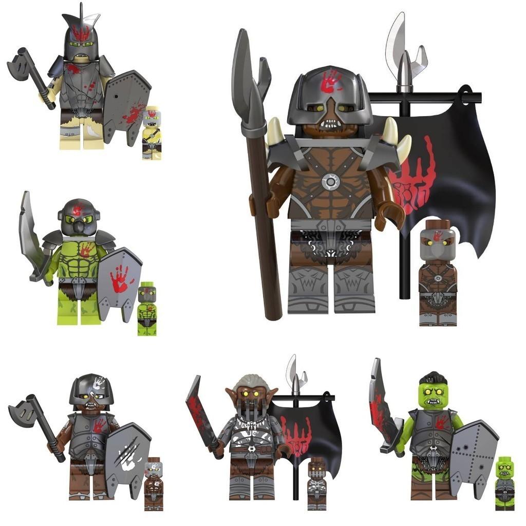 Tv6407 Movie Television Series Building Blocks Toy Set Featuring Lord Of The Rings Orcs