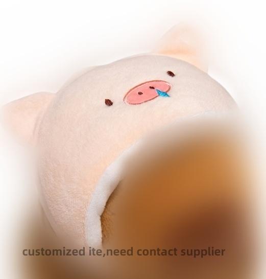 Dropshipping Robbing DogPlush Toy Stuffed Trick Capibara Black Masked Puppy Dog Plush Toys for Kids Birthday Gift for Boy