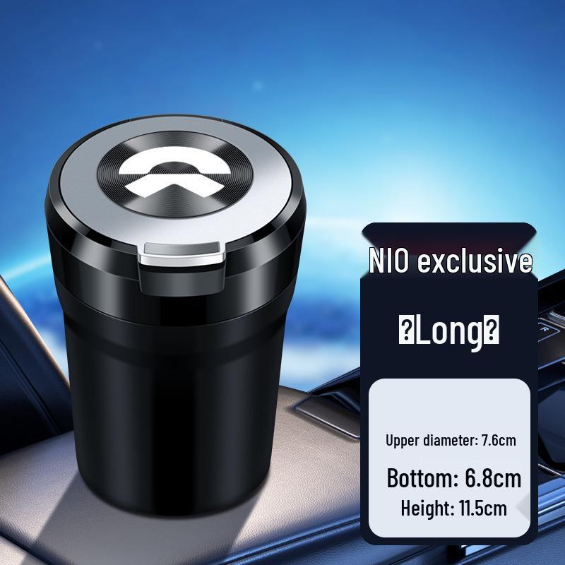 Nio Car Ashtray with Ceramic Liner for ET5, ET7, ET9, ES6, ES7, ES8, EC6, EC7
