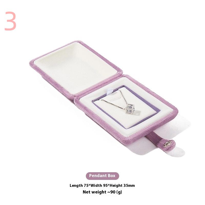 Velvet Ring Box Classical Earring Necklace Bangle/Bracelet Case Jewelry Gift Box For Wedding Jewelry Display Storage Box