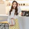 Korean version of printed plaid backpack wholesale summer and autumn new products women's bow student leisure bag