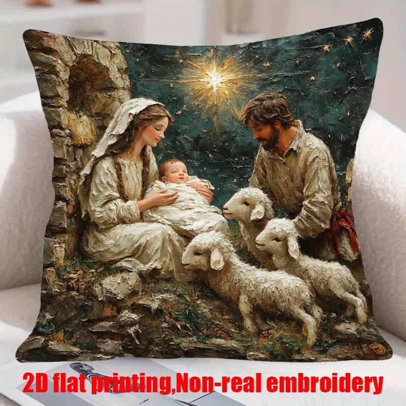 Floral Patterned Pillowcase for Home DecorSuitable for Sofa Car Bedroom Decorative Cushion Cover Pillow Cover