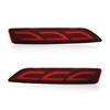 2x LED Rear Bumper Reflector Light Brake Tail Lamps For Honda CRV CR-V 2007-2009