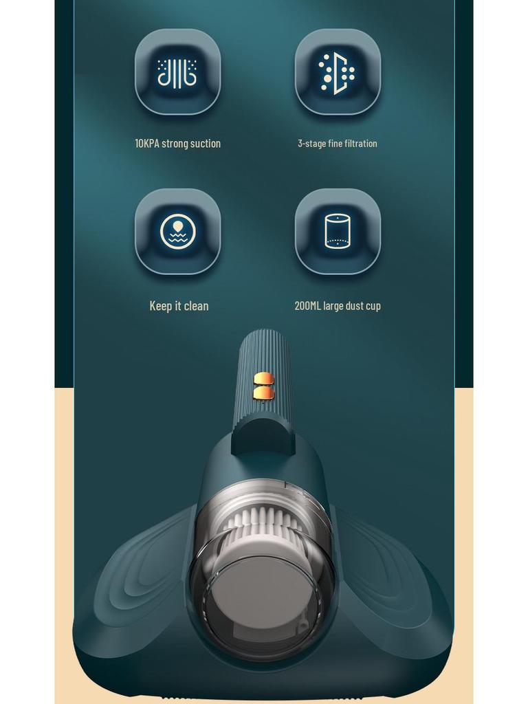 Kabelloser USB-Blaulicht-Milbenentferner: Handlicher Multifunktions-Staubsauger für Sofas und Betten