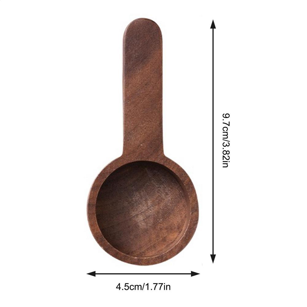 Wooden Measuring Spoon Set Black walnut coffee bean spoon solid wood measuring spoon Wooden Measuring Tablespoon Coffee Scoop