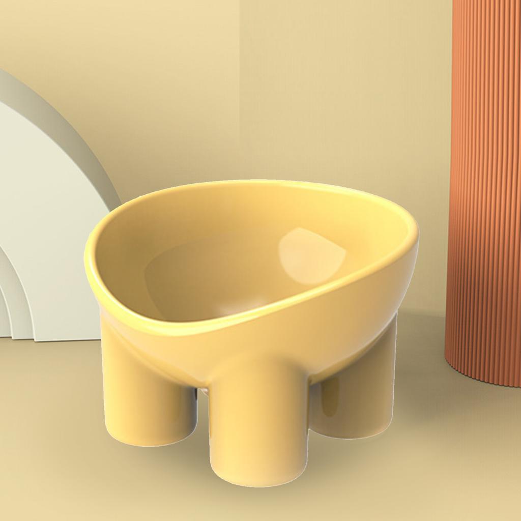 Elevated Pet Bowl Backflow Prevention Multifunctional Ergonomic Tilted Raised Food Water Bowls for