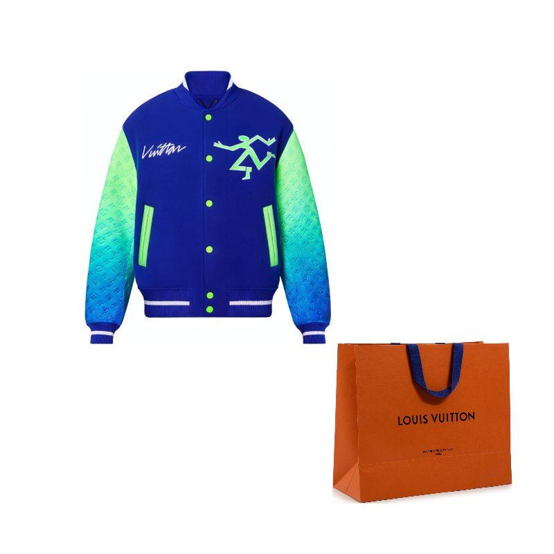 Louis Vuitton Mix Gradient Leather Bomber 1A9UJS