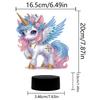 DIY Unicorn Diamond Art Painting Lamp Diamond Painting Bedside Lamp Arts Crafts Home Decoration for Bedroom Decor Gifts