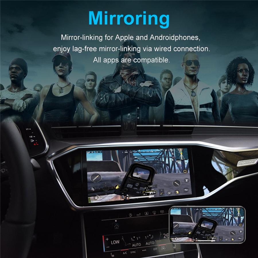 Support Carplay Ai Box Car Multimedia Player 4+32G Android Wireless Mirror link